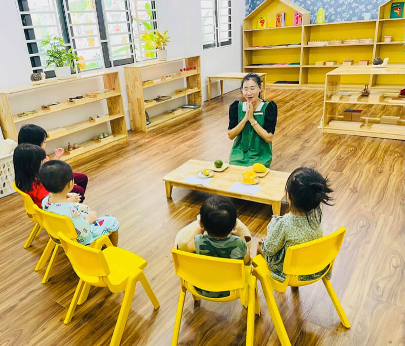 Trường Angels Garden Montessori Preschool được trang bị đầy đủ các nội thất đạt chuẩn quốc tế