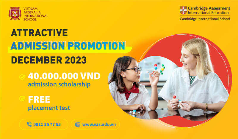 VAS Admission Promotion in December 2023 